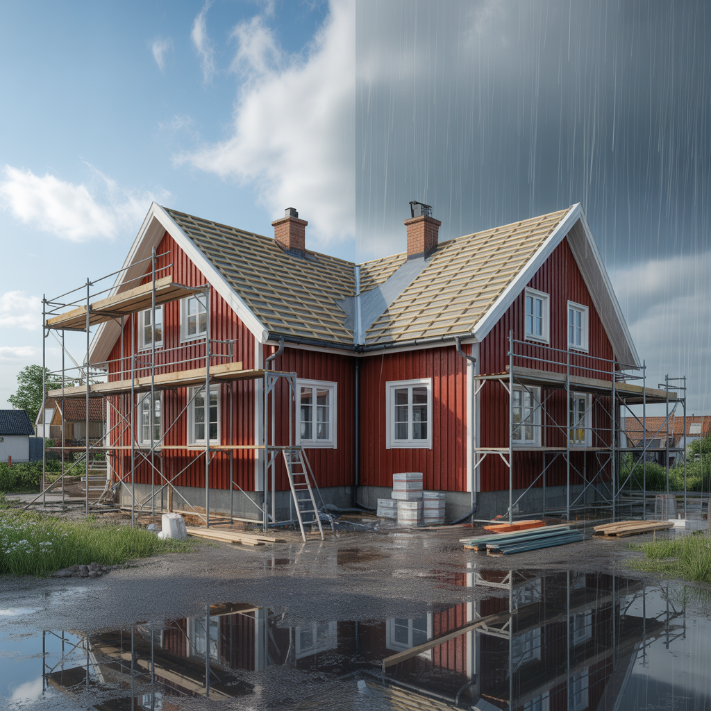 1.Hur paverkar vadret din takrenovering