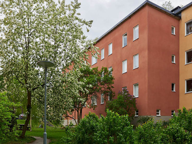 11. Fasadrenovering Putsa Fasad trangsund huddinge