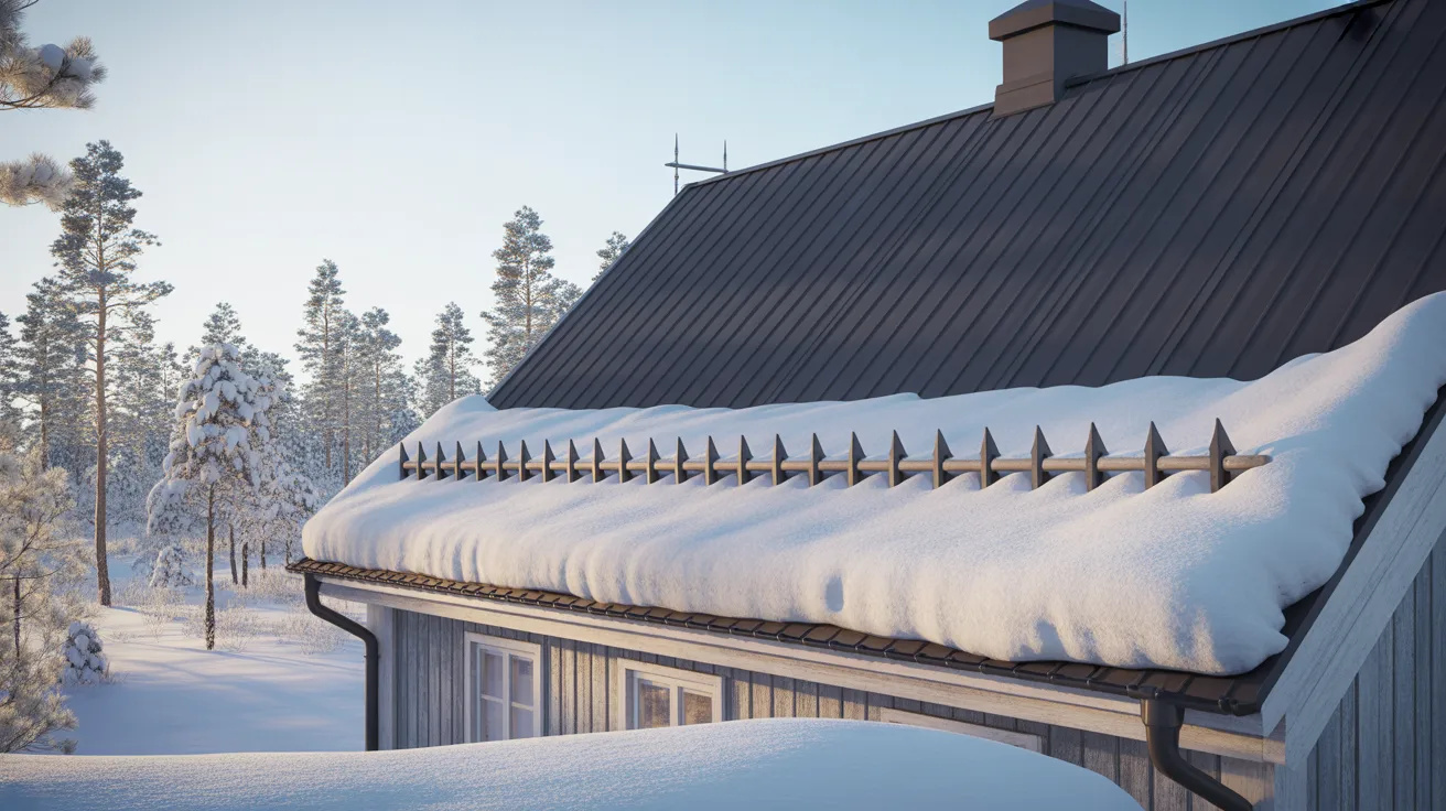 Montera Snörasskydd & installera Takbrygga