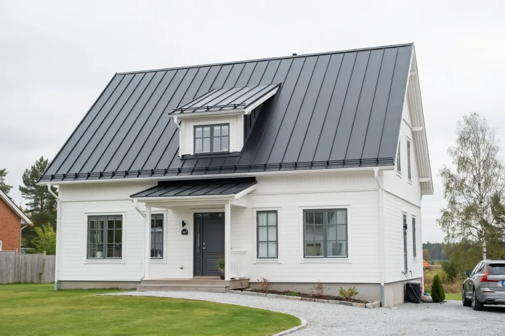 renovering av pl ttak p villa i v sterhaninge