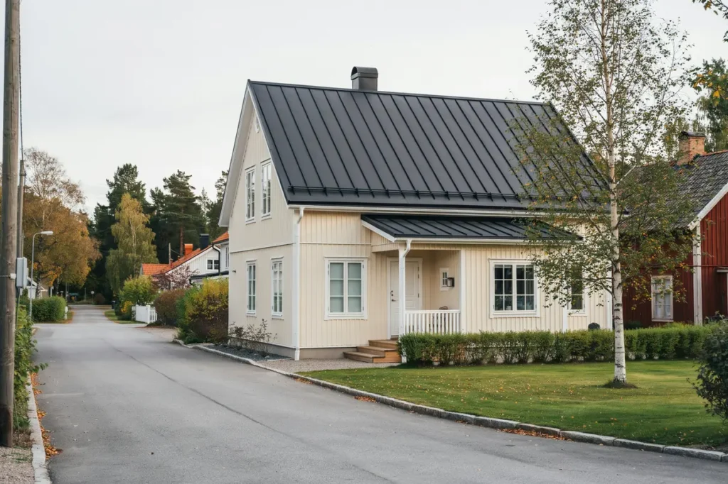 takoml ggning och byte av l kt p villa i vendels